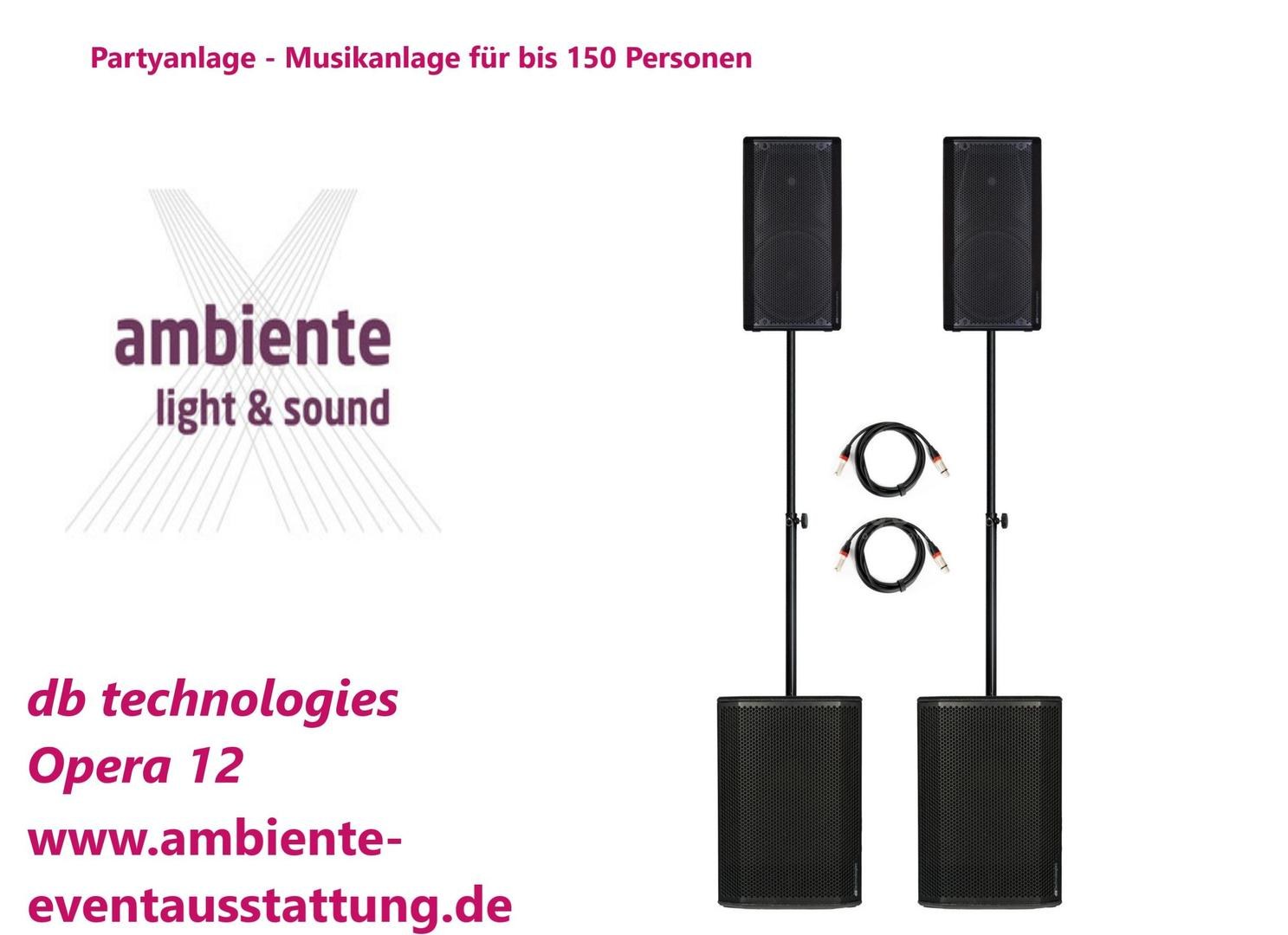Musikanlage, Partyanlage, Lautsprecher Anlage für Sprache & Musik mieten in Mannheim – 2
