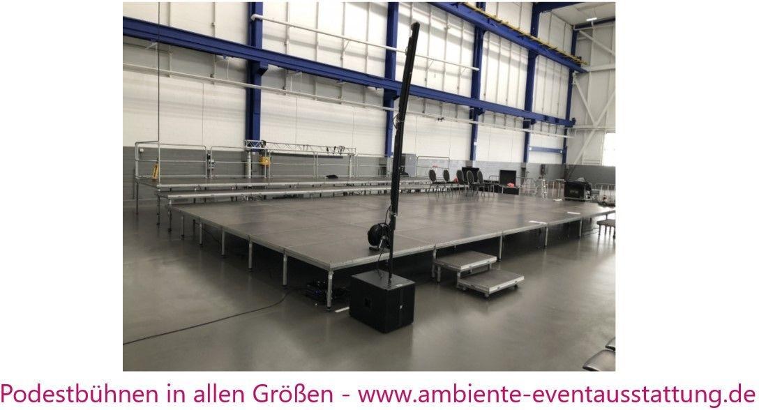 Bühne, Podestbühne, Indoor Bühnenelemt rund oder gerade von 2- 20qm mieten in Mannheim – 3