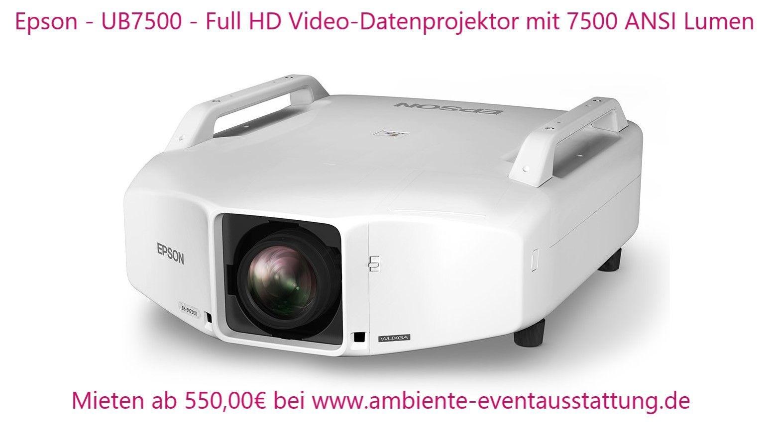 Full HD Beamer, Projektor mit 3600 ANSI Lumen mieten in Mannheim – 2