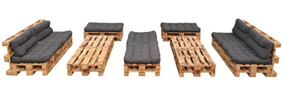 Sonnenschirme, Palettenmöbel, Paletten Lounge, Outdoor Möbel mieten in Mannheim – 3