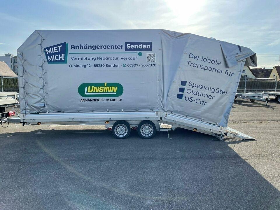 Spezialtransporter mit Plane - kippbar - mit Heckkrampe mieten in Senden