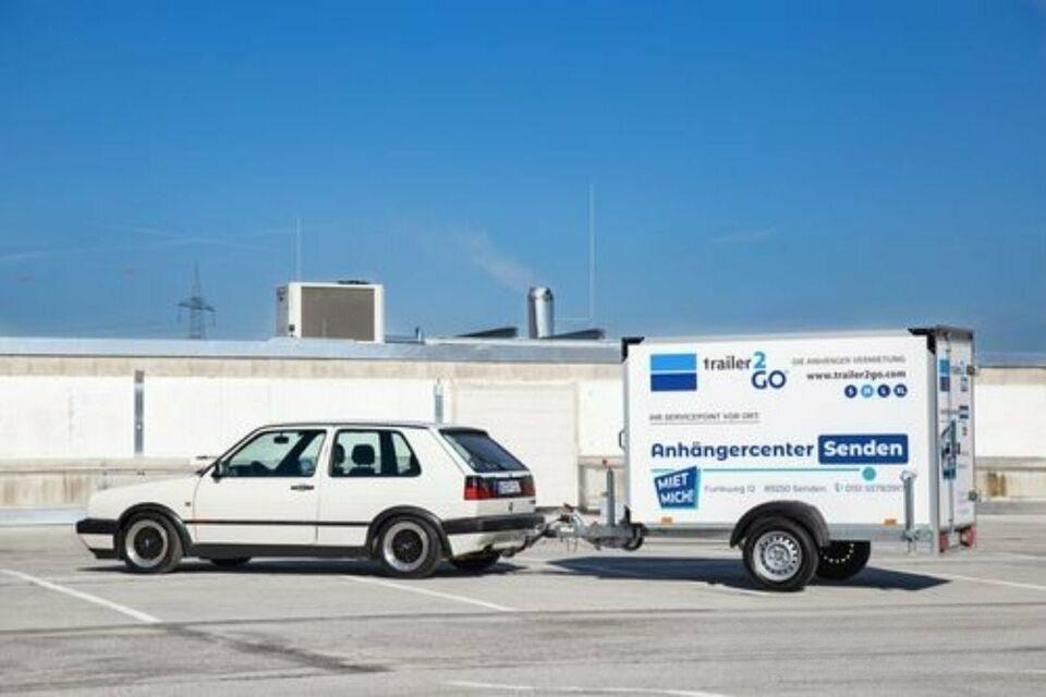 Kofferanhänger - Tieflader mieten in Senden