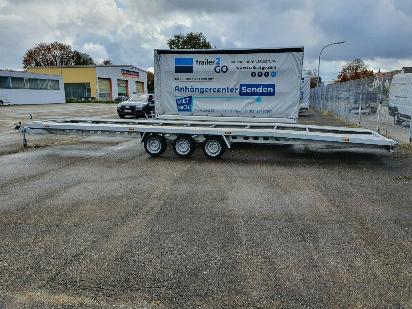 Anhänger Autotransportanhänger 850x215 3500kg mieten in Senden