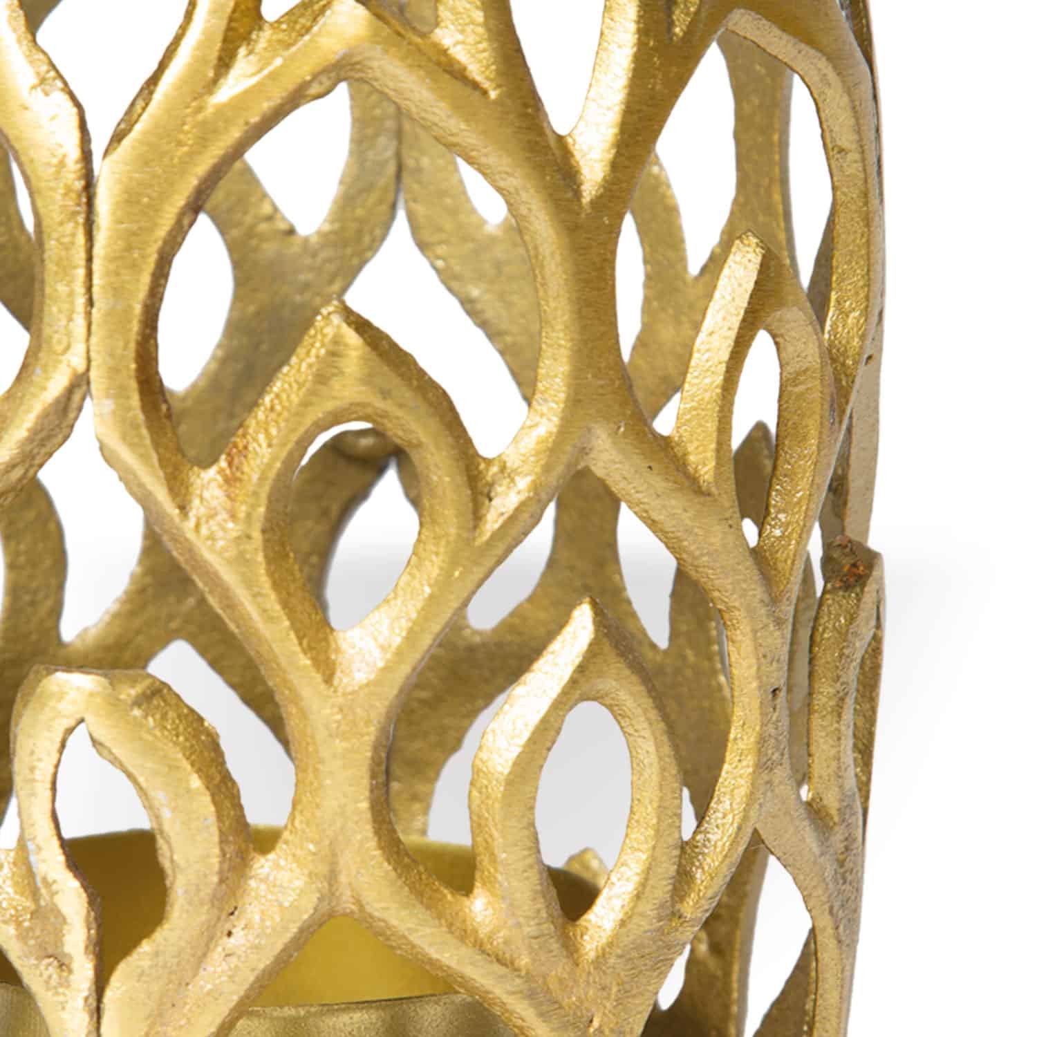 Windlicht Ornament gold mieten in Berlin – Eventtechnik – 2