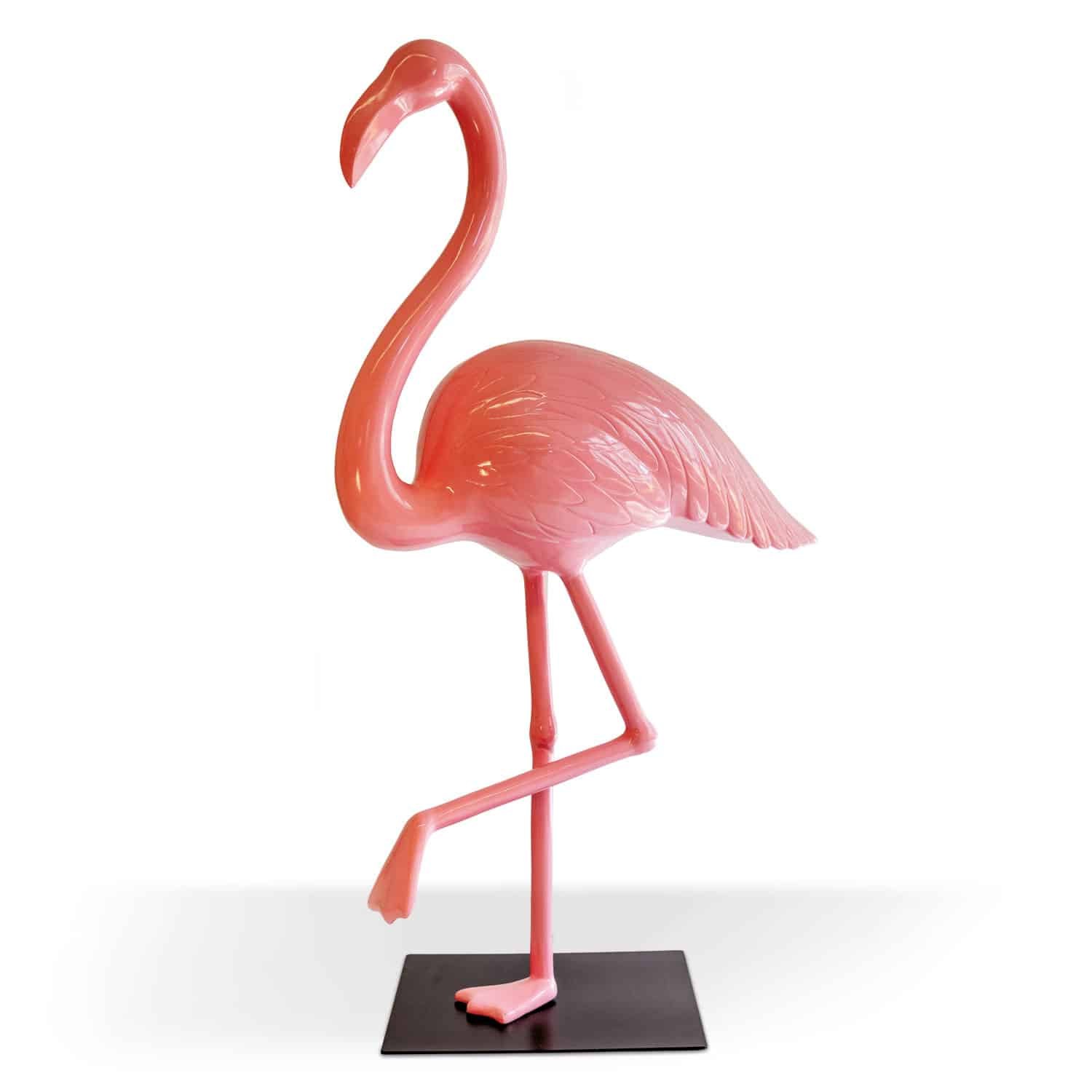 XXL Flamingo rosa hochglanz mieten in Berlin – Eventausstattung