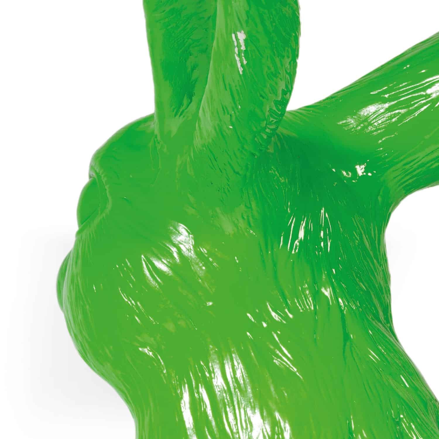 Hasenfigur grün, lackiert mieten in Berlin – Eventausstattung – 2