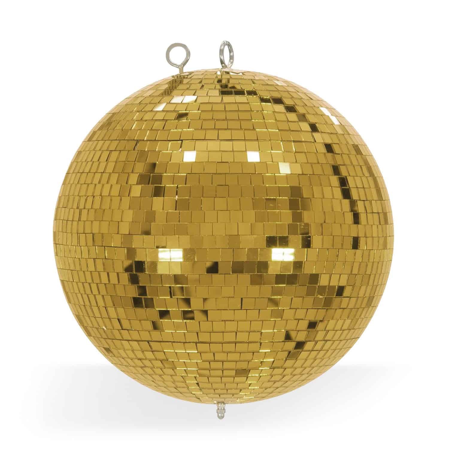 Discokugel gold mieten in Berlin bei unserem Team