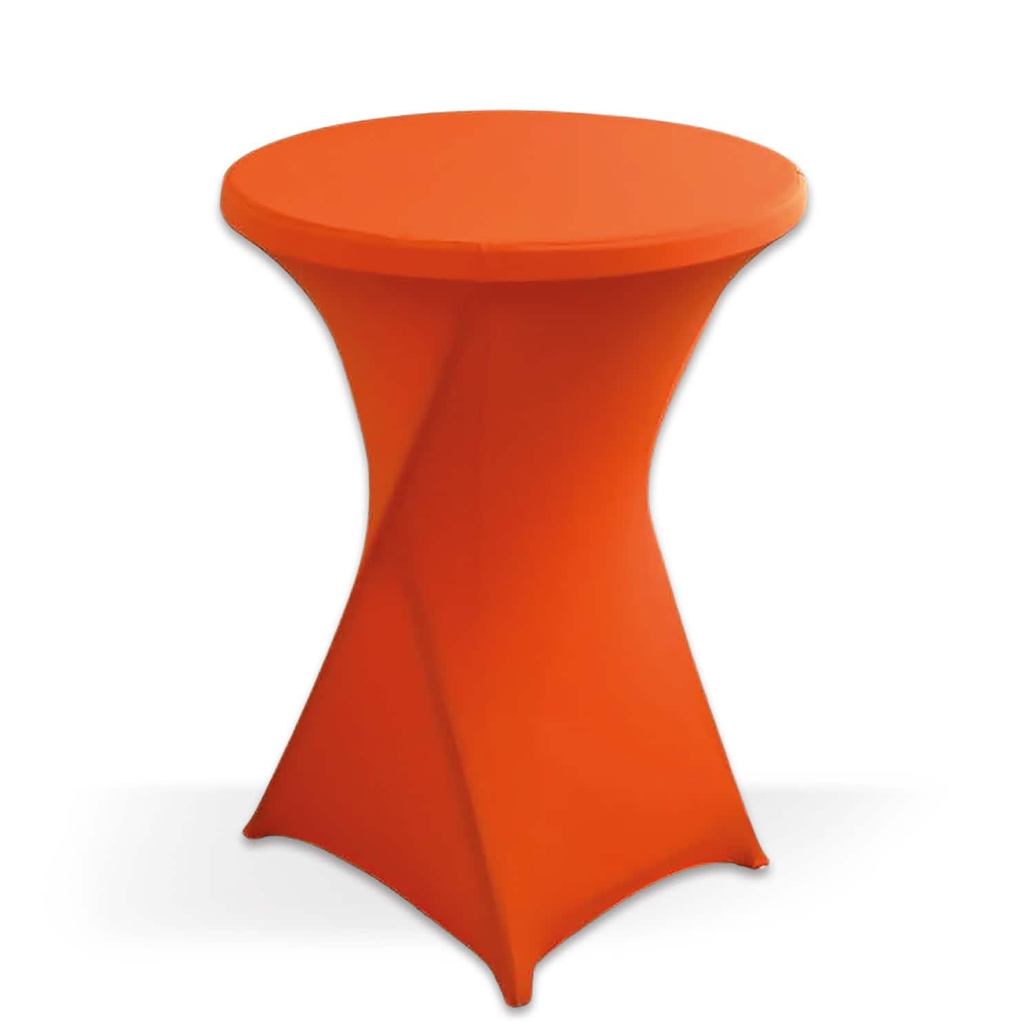 Stehtischhusse orange mieten in Berlin