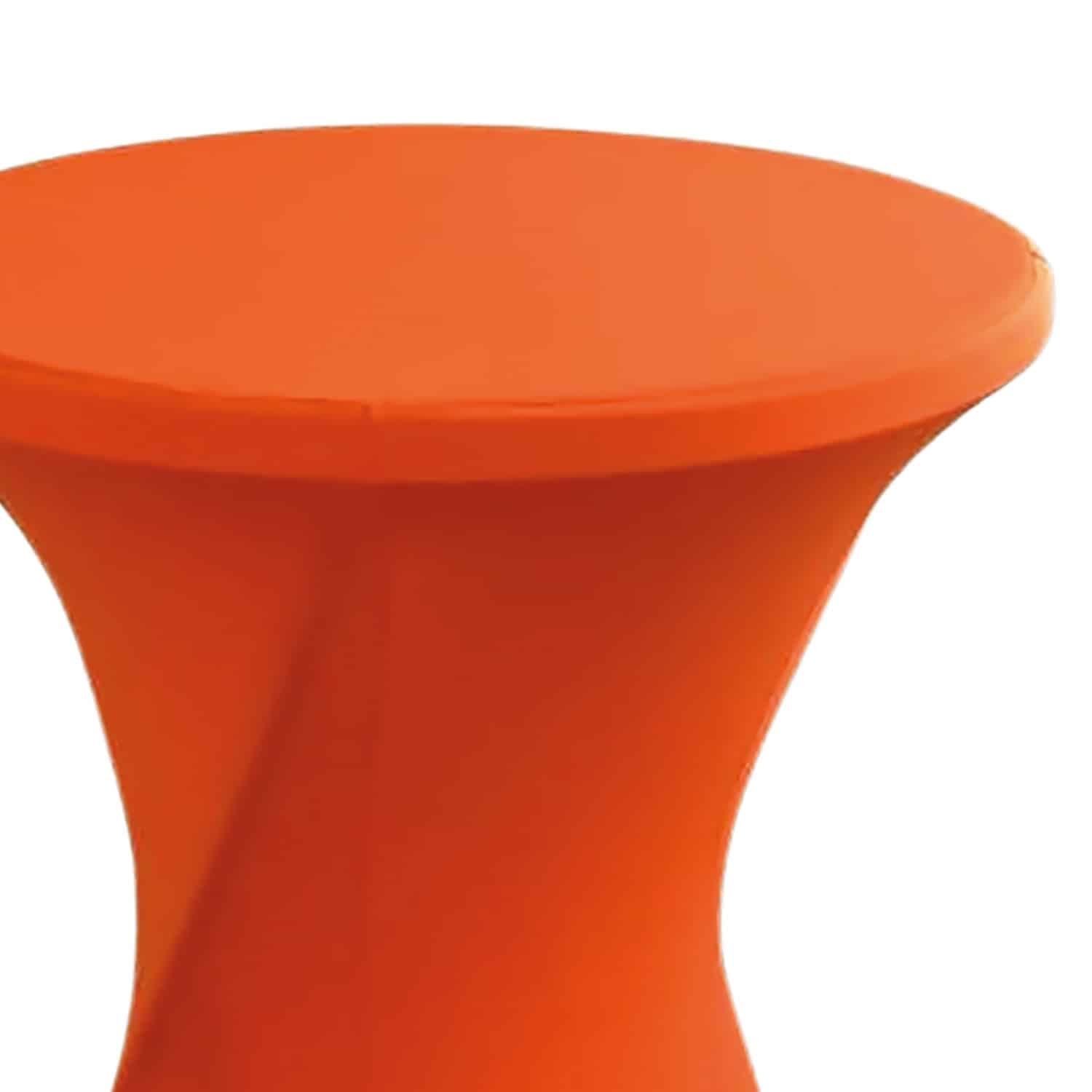 Stehtischhusse orange mieten in Berlin – 2