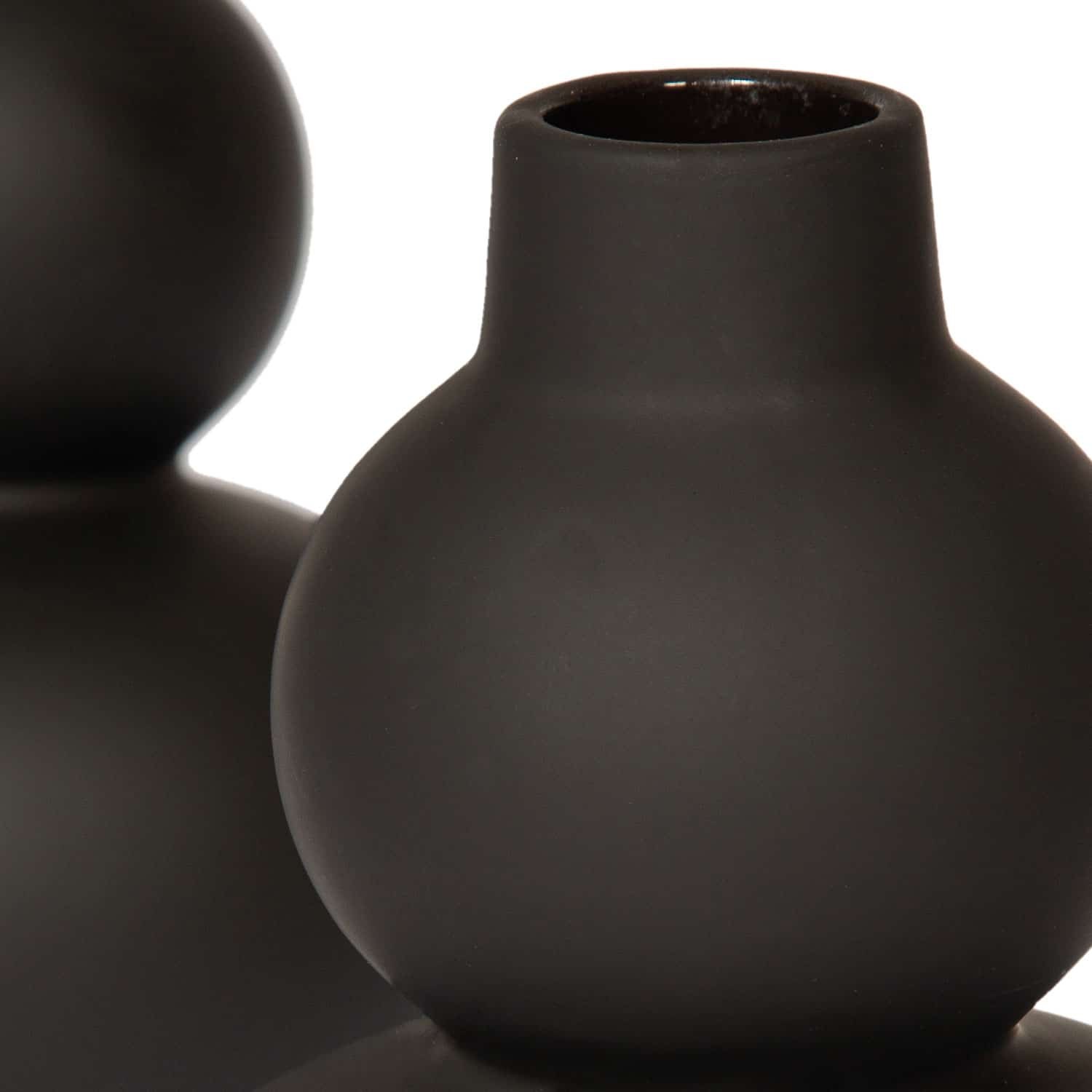 Vase schwarz aus glas mieten in Berlin – Eventausstattung – 2