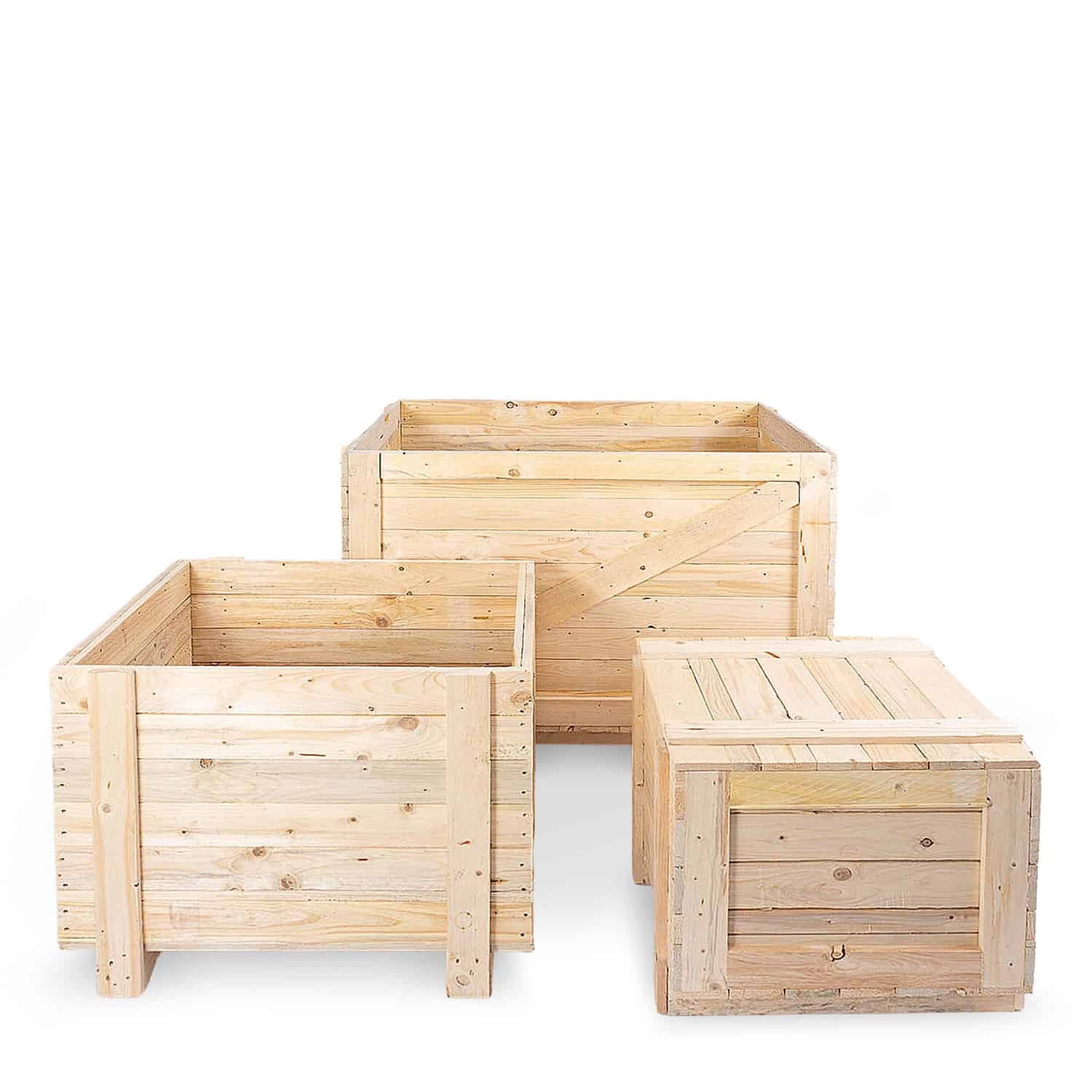 Holzkisten Natur mieten in Berlin bei unserem Team