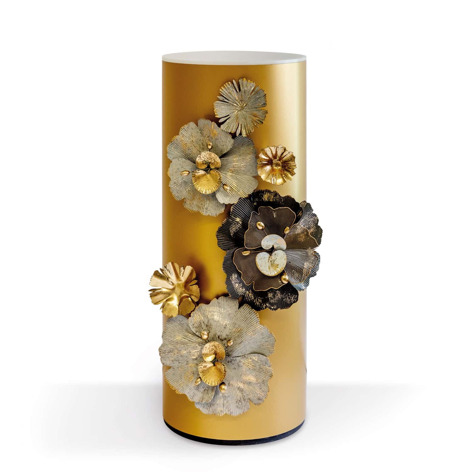 Säulenset gold floral 3D mieten in Berlin – Eventausstattung