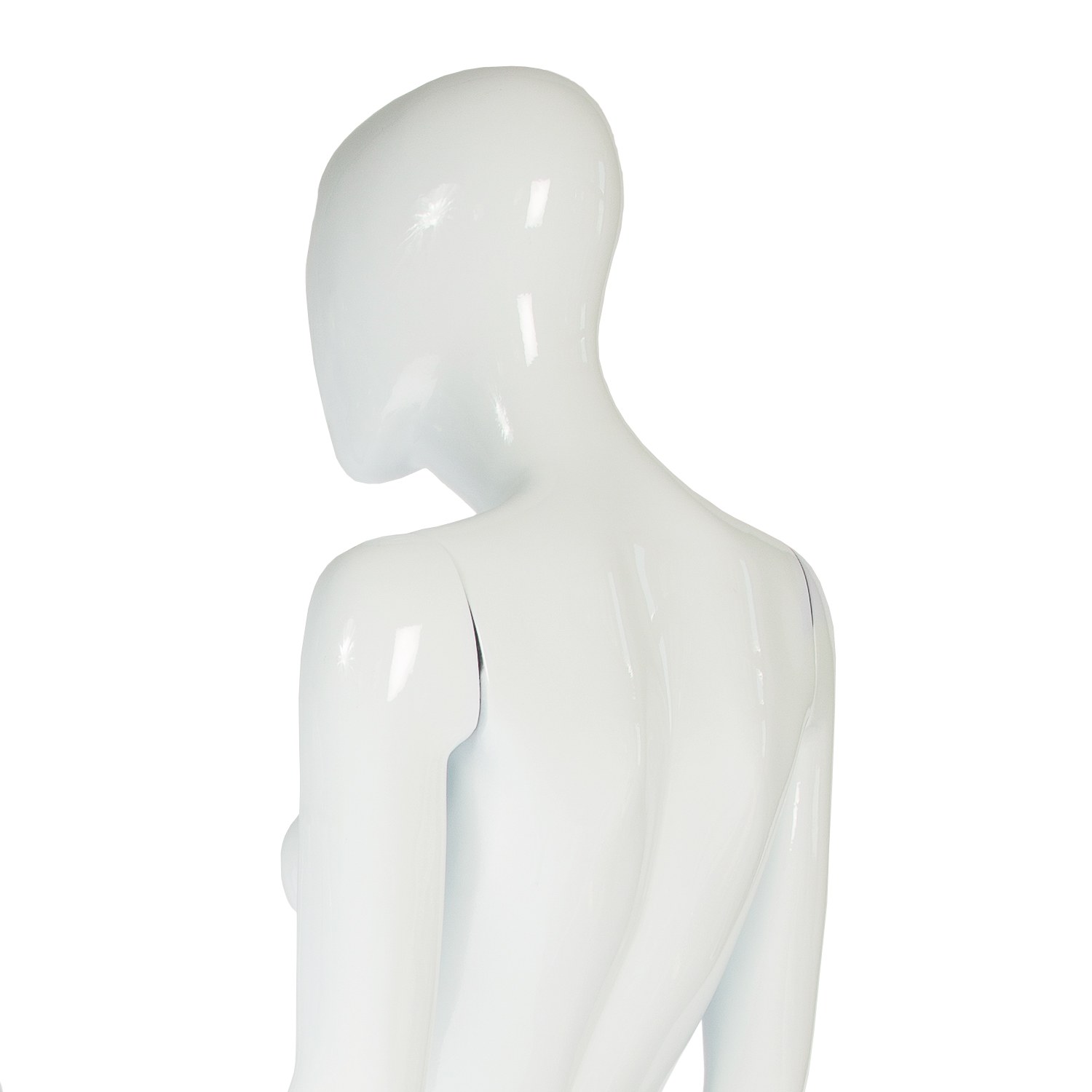 Schaufensterfigur weiblich stehend weiß-glossy mieten in Berlin – 3