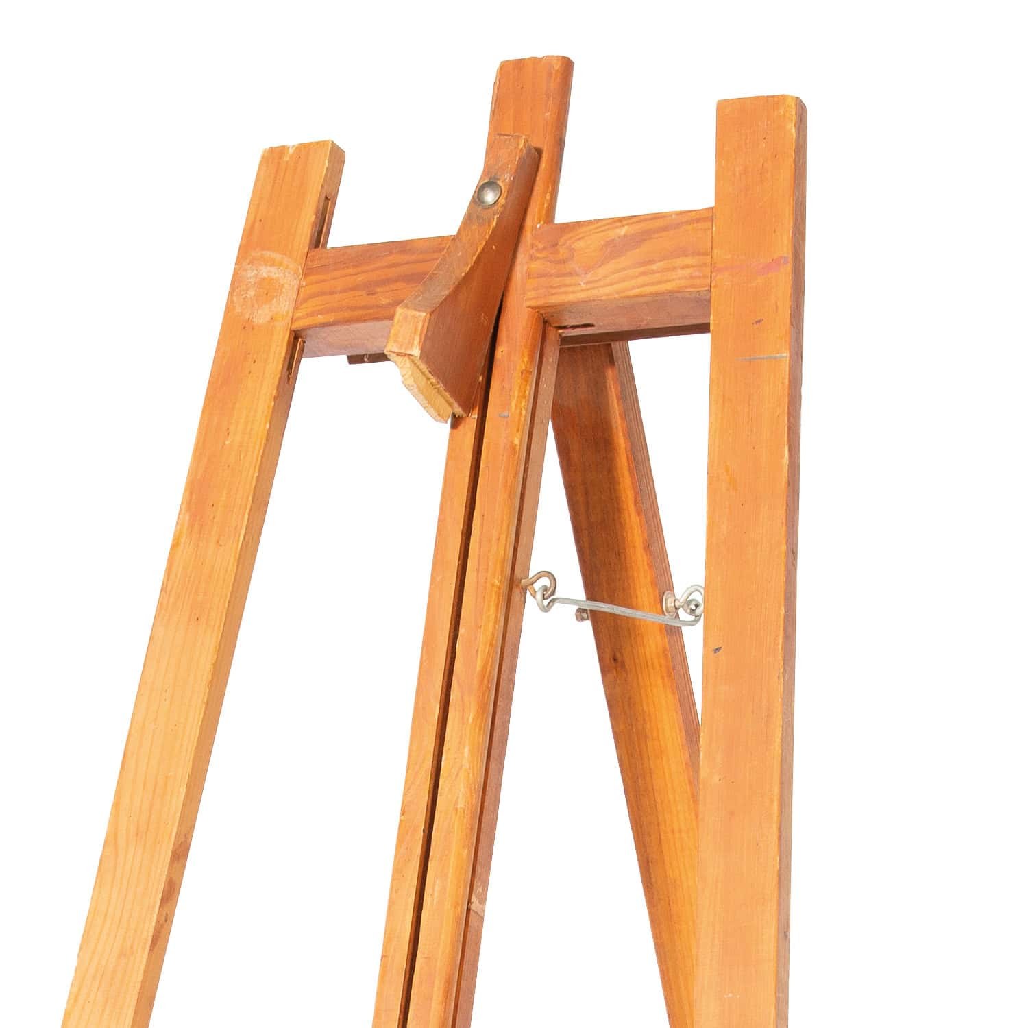 Staffelei Vintage, braun, Holz mieten in Berlin – Eventausstattung – 3