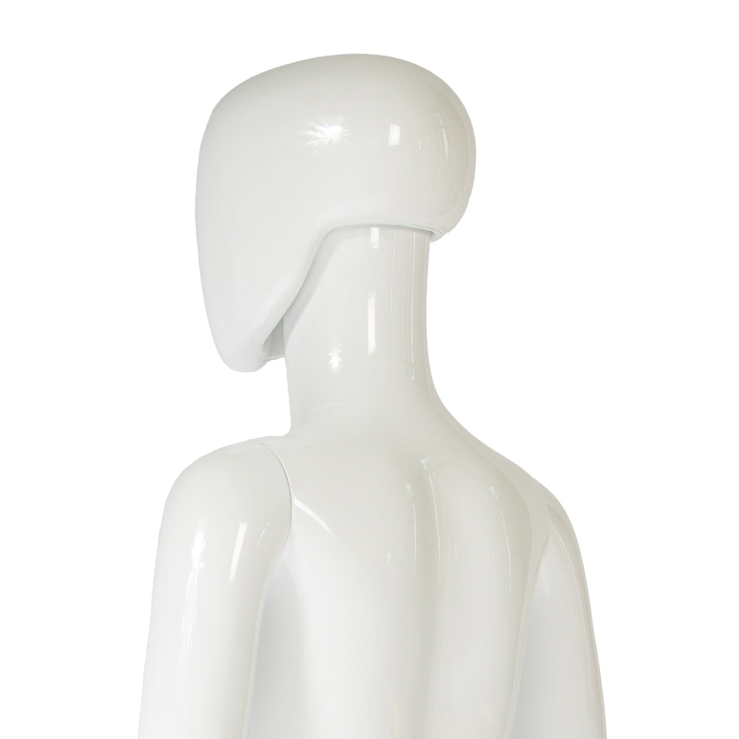 Schaufensterfigur Kind groß stehend weiß-glossy mieten in Berlin – 3