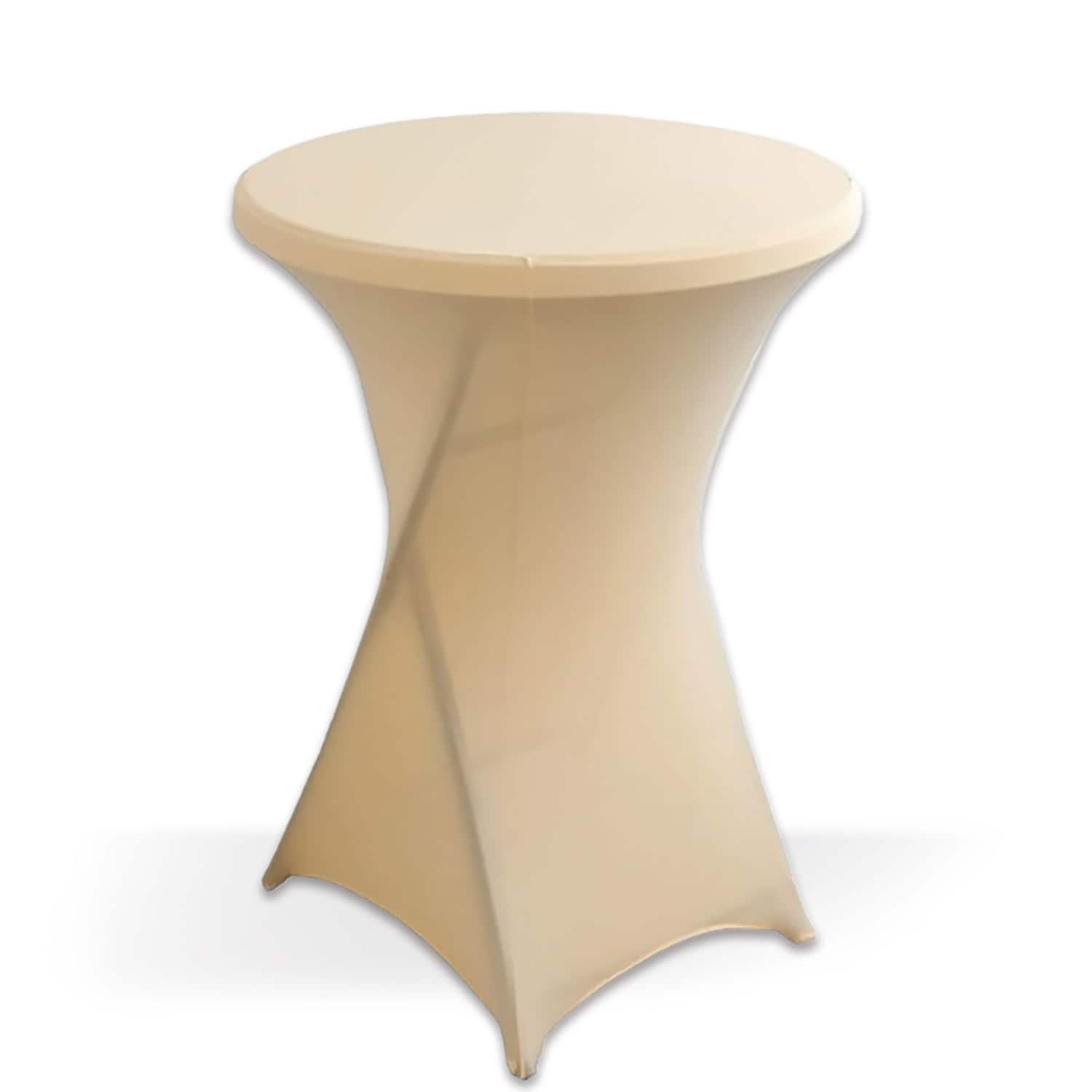Stehtischhusse beige mieten in Berlin