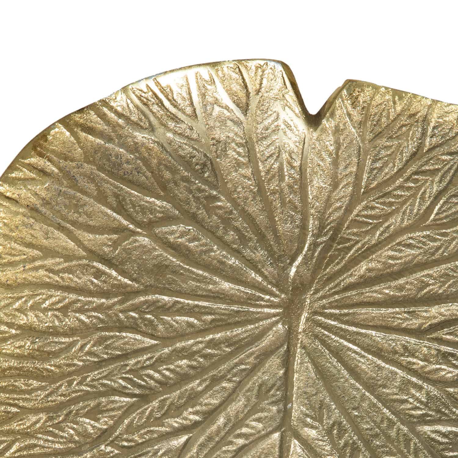 Dekoschale blatt, Seerosen blatt gold mieten in Berlin bei unserem Tea – 2
