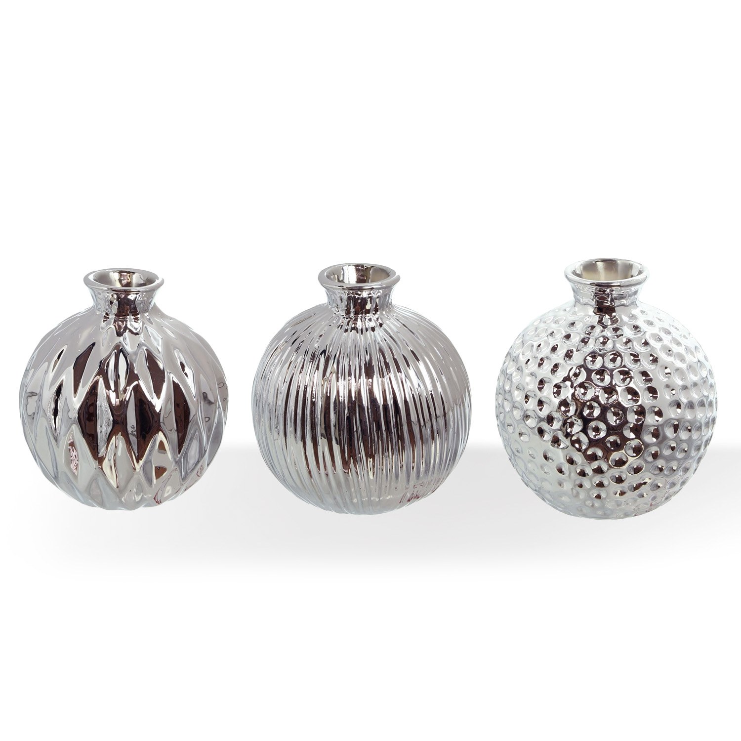 Kugelvase Silber klein mieten in Berlin – Eventausstattung – 3