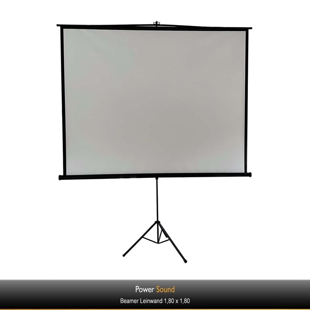 Beamer Leinwand 1.80m x 1.80m mieten in Trittau