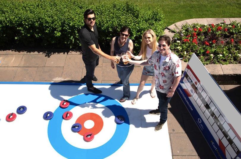 mobile Curlingbahn, Curling, Sommer-Curling mieten in Hannover – 3