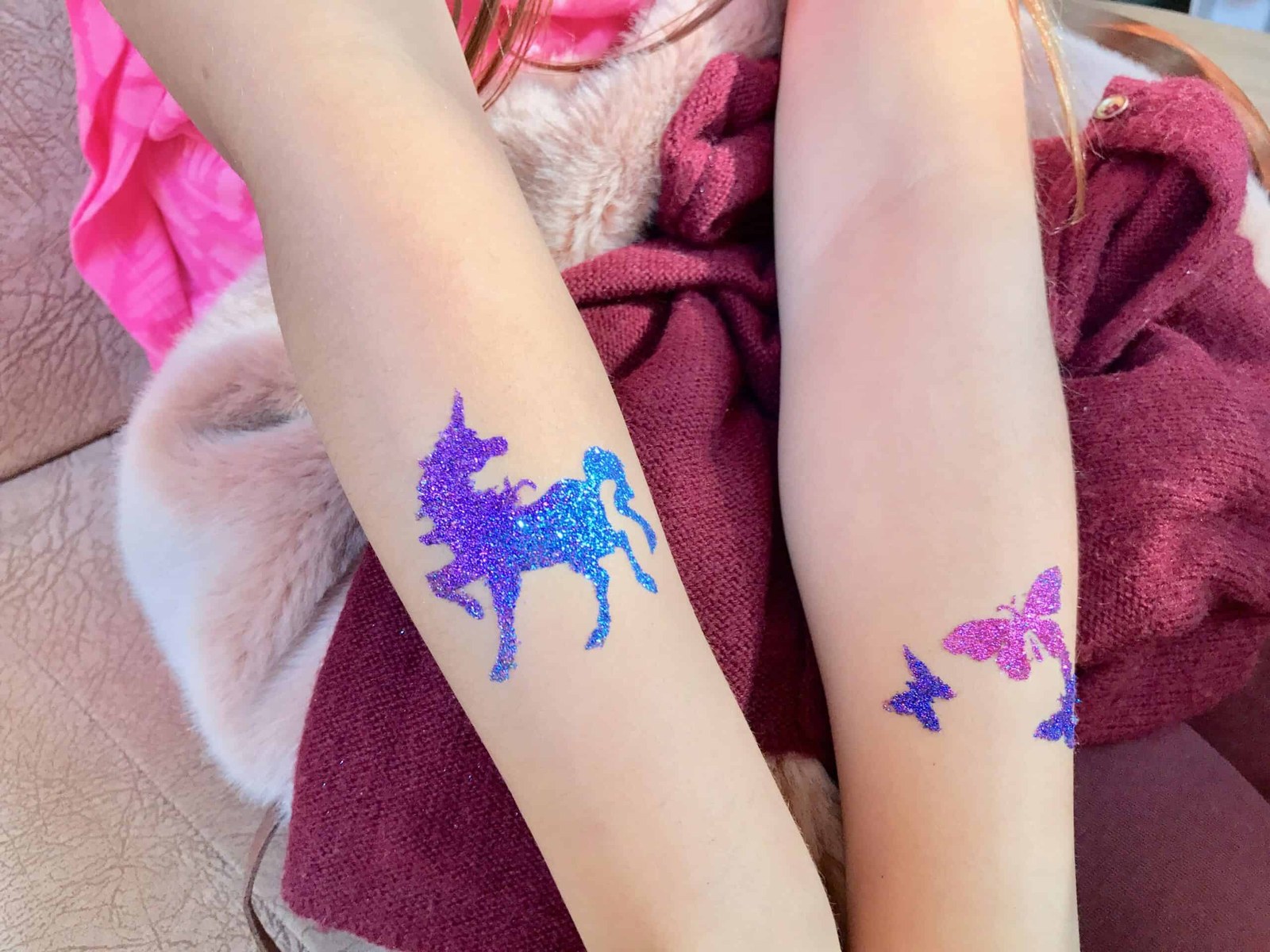 Glitzer Tattoos mieten in Hannover bei unserem Team