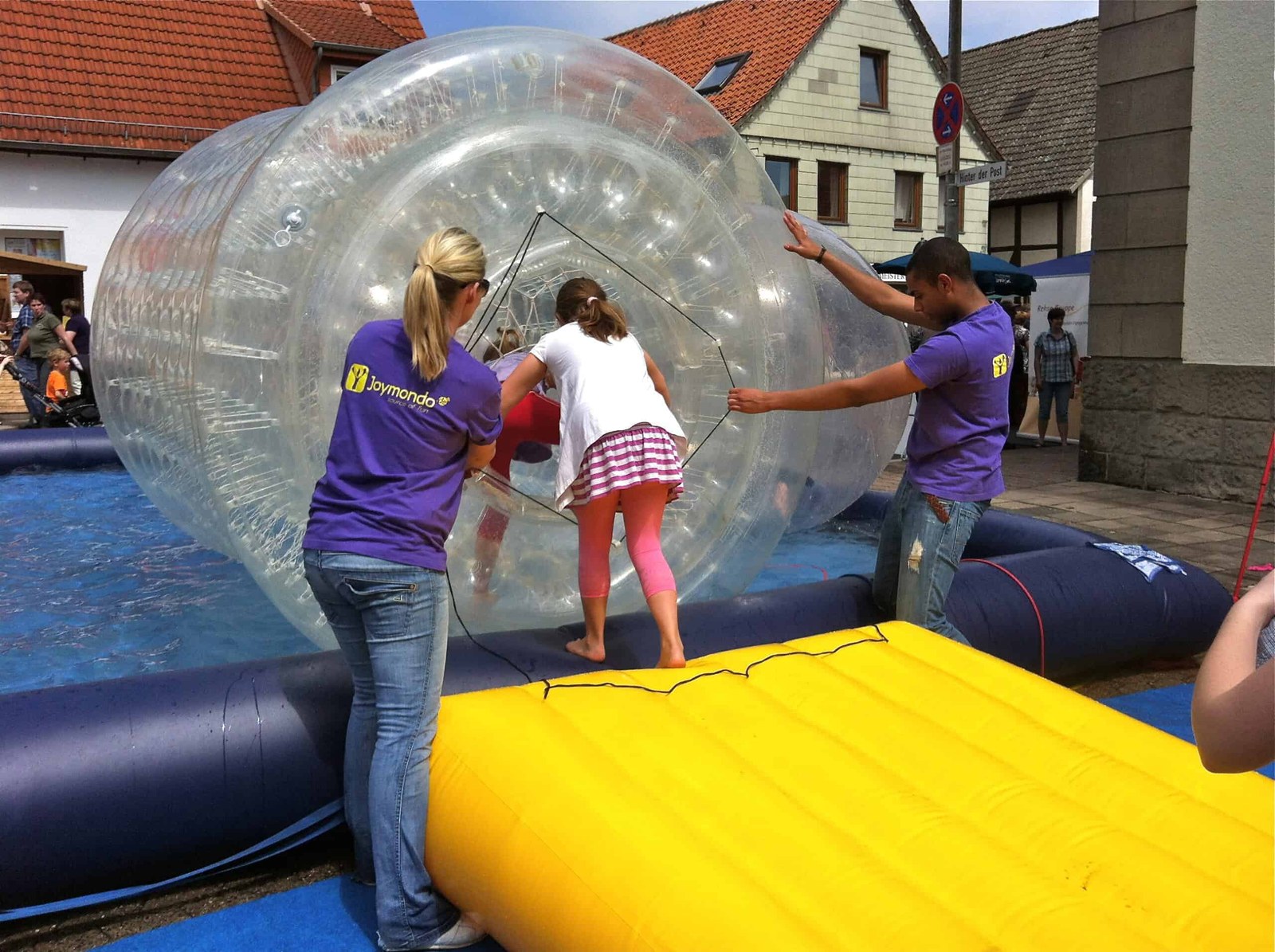 Wasser Rennwalze inkl. Pool mieten in Hannover – 2