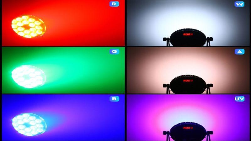 LED Scheinwerfer Wasser-und Wetterfest IP65 RGBWA+UV mieten in Neunkirchen am Sand – 2