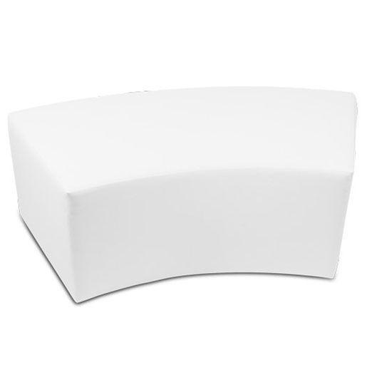 Lounge Sitzelement / Sitzbank / Swing weiß curved 60 / 30 und 90 Grad mieten – 3