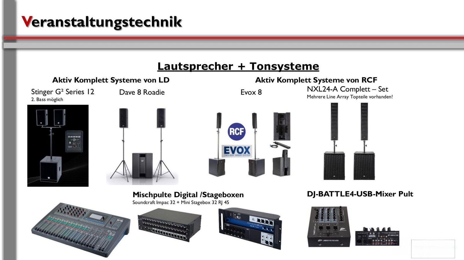Veranstaltungstechnik mieten in Heroldsberg – 2