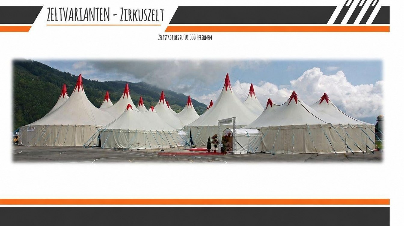 Zirkuszelt / Theaterzelt / Zeltstadt 250–5000 Personen mieten in Heroldsberg