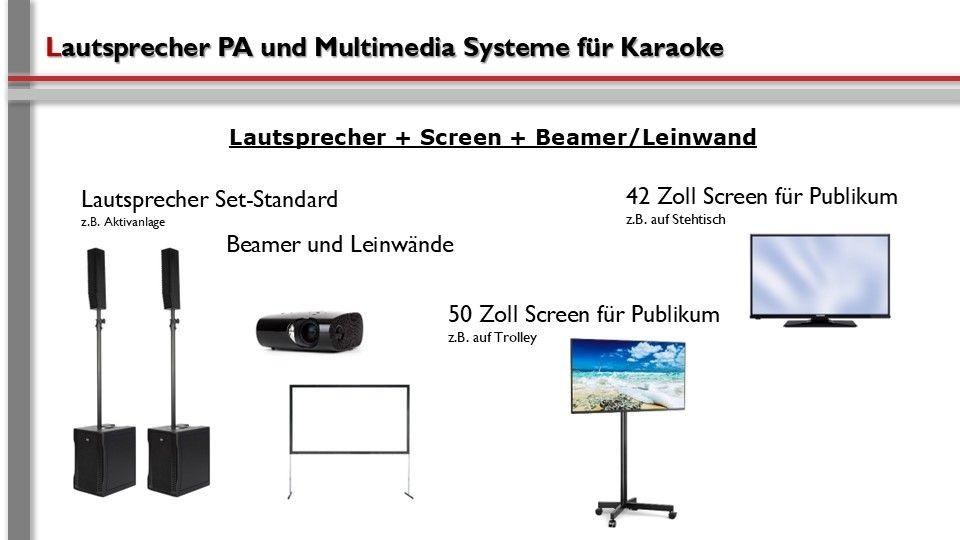 Set / Karaoke ab 2.000 - 72.000 internationale und deutsche Titel / Ka mieten – 3