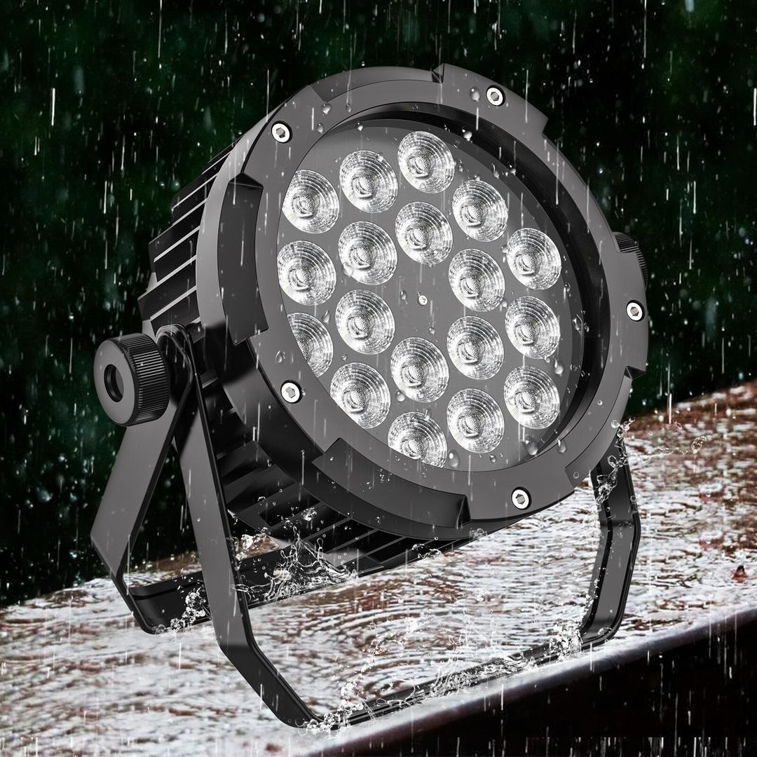 LED Scheinwerfer Wasser-und Wetterfest IP65 RGBWA+UV mieten in Neunkirchen am Sand