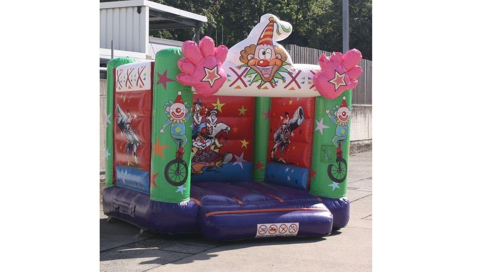 Hüpfburg 3,0 x 3,0 Crazy Clown mieten in Hannover