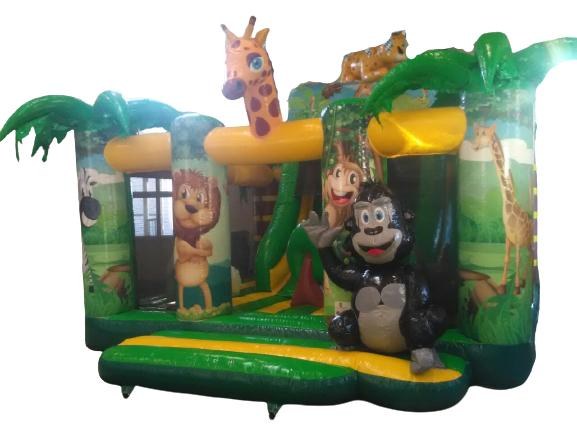Dschungel Multiplay Hüpfburg mieten in Böblingen