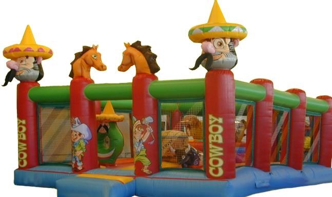 Cowboy und Indianer Hüpfburg mieten in Böblingen