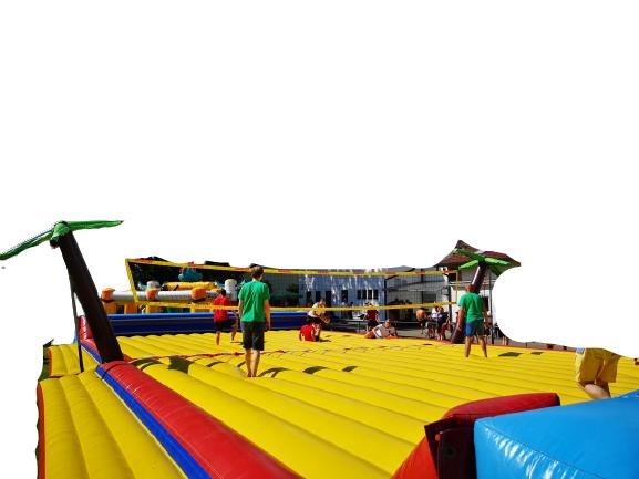 Beachvolleyballfeld aufblasbar mieten in Böblingen – 2