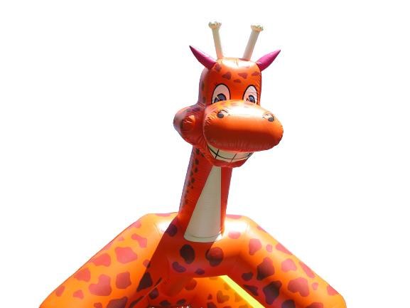 Hüpfburg Giraffe mit Dach mieten in Böblingen – 3