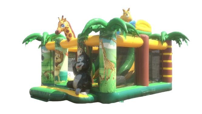 Dschungel Multiplay Hüpfburg mieten in Böblingen – 2