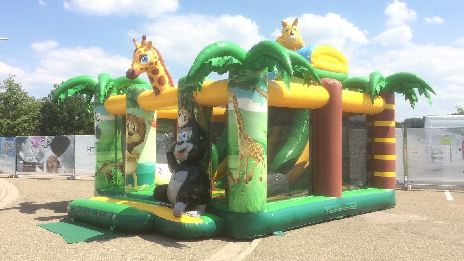 Hüpfburg Jungle Multiplay mieten in Eibelstadt