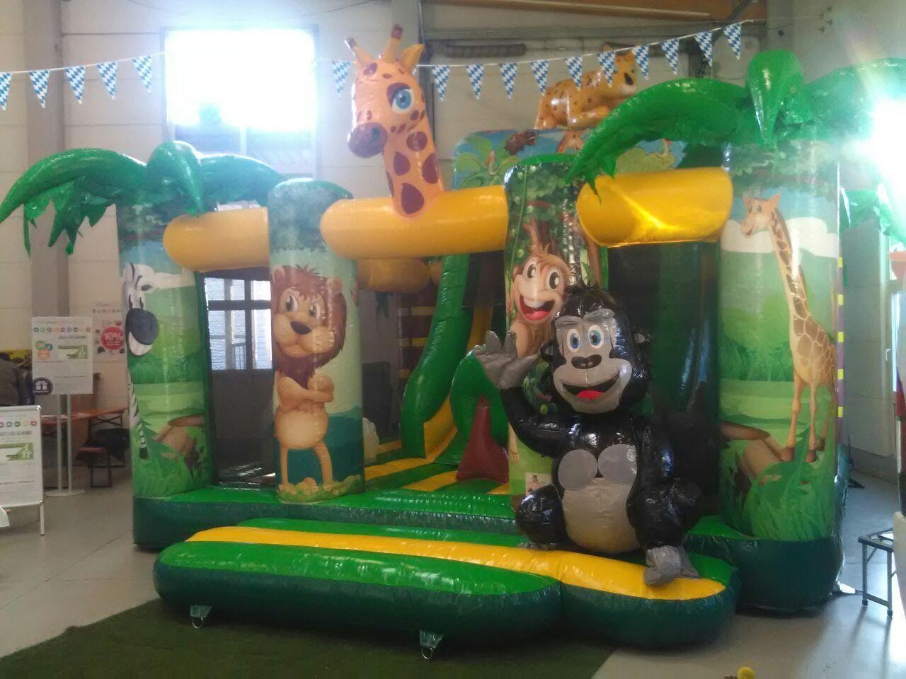 Hüpfburg Jungle Multiplay mieten in Eibelstadt – 2