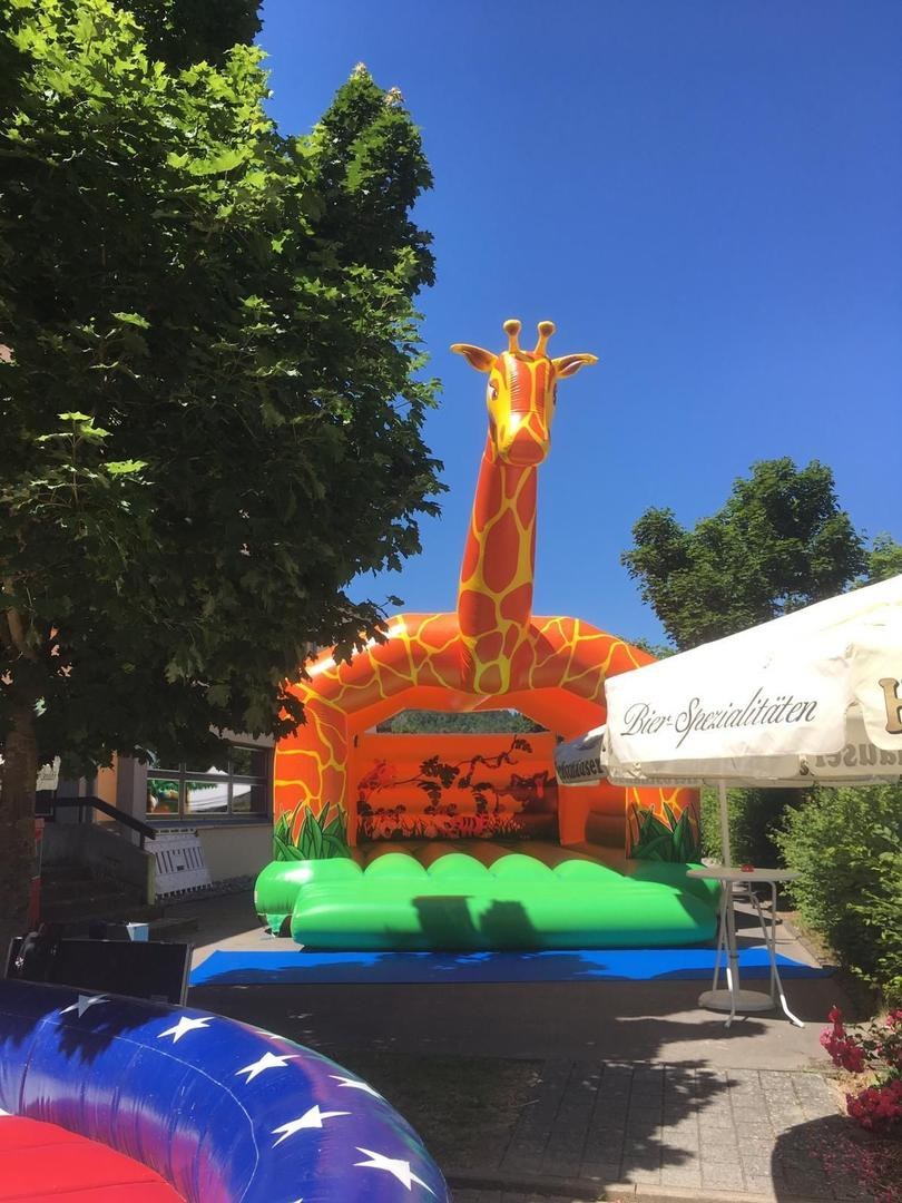 Hüpfburg Giraffe groß mieten in Eibelstadt – 2