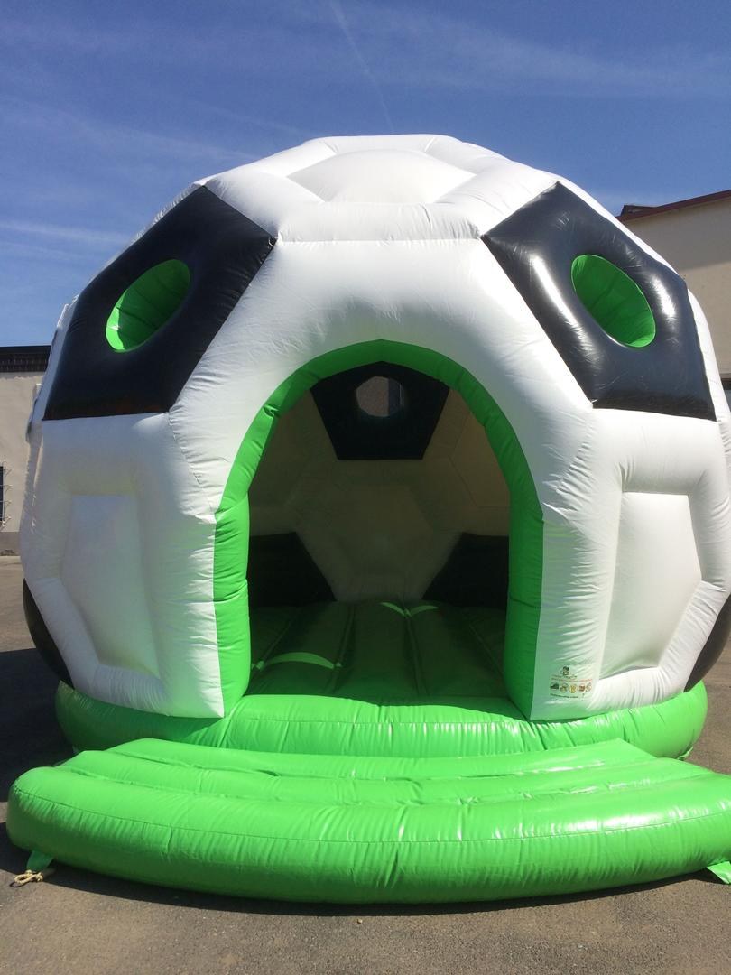Fußballhüpfburg Ball mieten in Eibelstadt – 2
