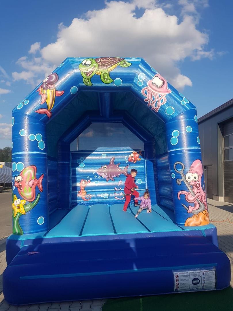 Hüpfburg Unter Wasser mieten in Eibelstadt