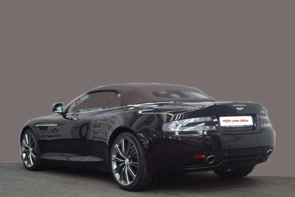 Aston Martin DB9 Volante Cabrio schwarz mieten in Nürnberg – 2