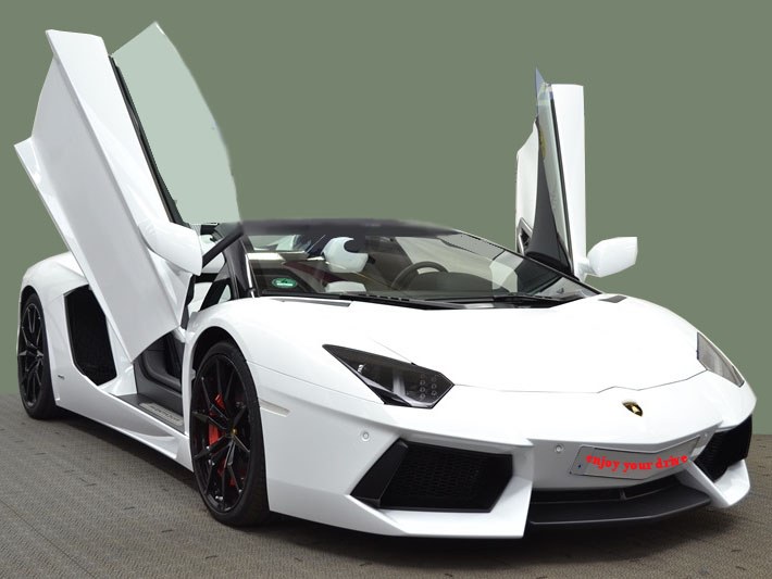 Lamborghini Aventador Roadster LP700-4 weiß mieten in Nürnberg – 3