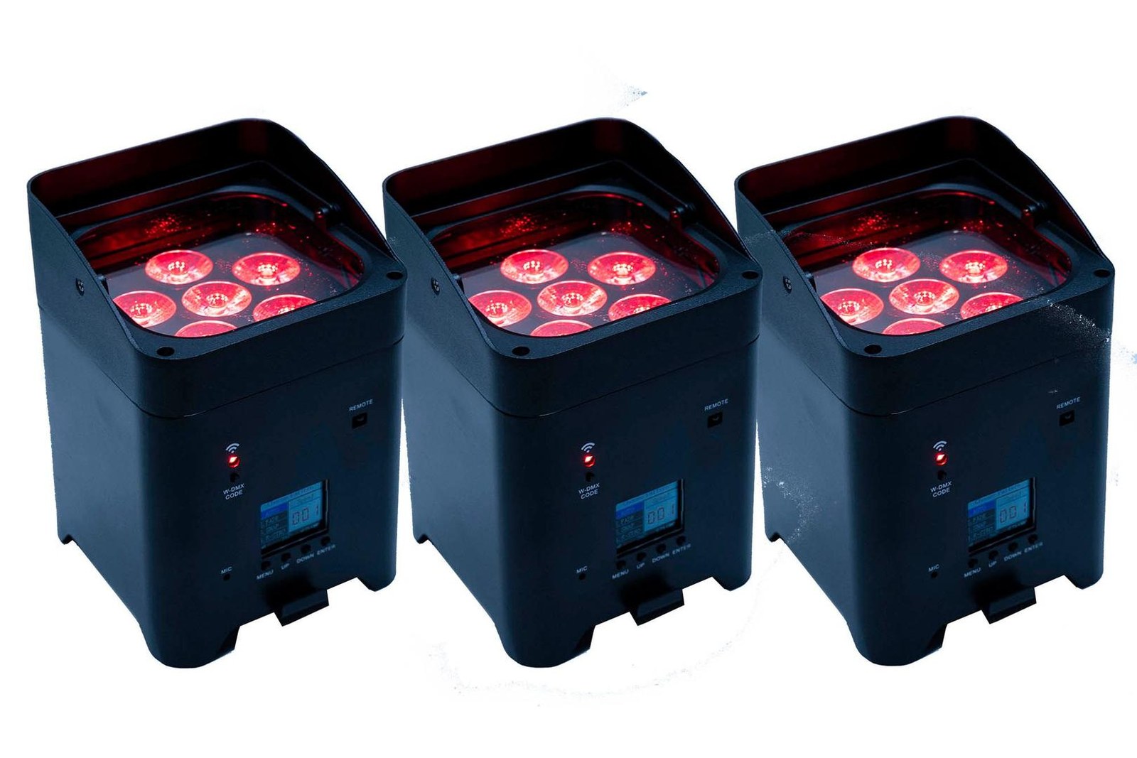 Professionelle 6-LED-Strahler 90W mit Akku für Party- und Firmenevent mieten in Nürnberg