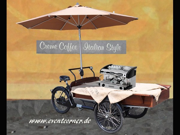 Kaffee-Mobil Bicicletta 1Tag mieten in Nürnberg