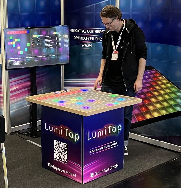 Tisch-Reaktionsspiel LumiTap mieten in Nürnberg – 2