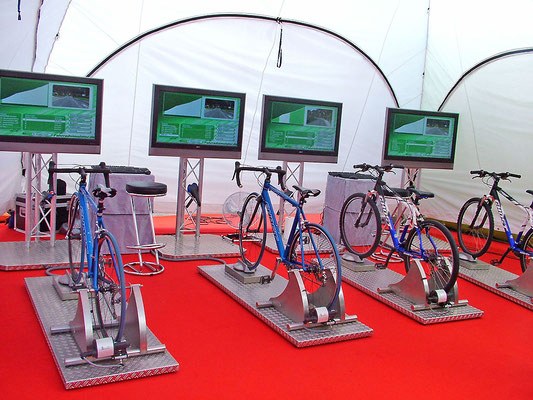 Fahrradsimulator Doppel-Modul mieten in Nürnberg – Eventspiel – 3