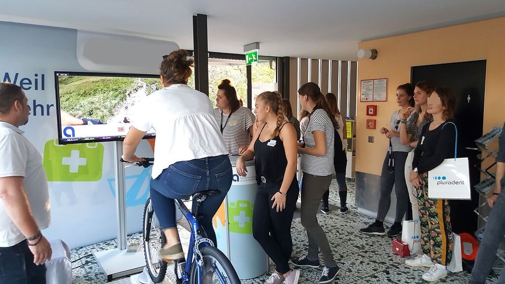 Eventmodule Fahrradsimulator mieten in Nürnberg – Eventspiel